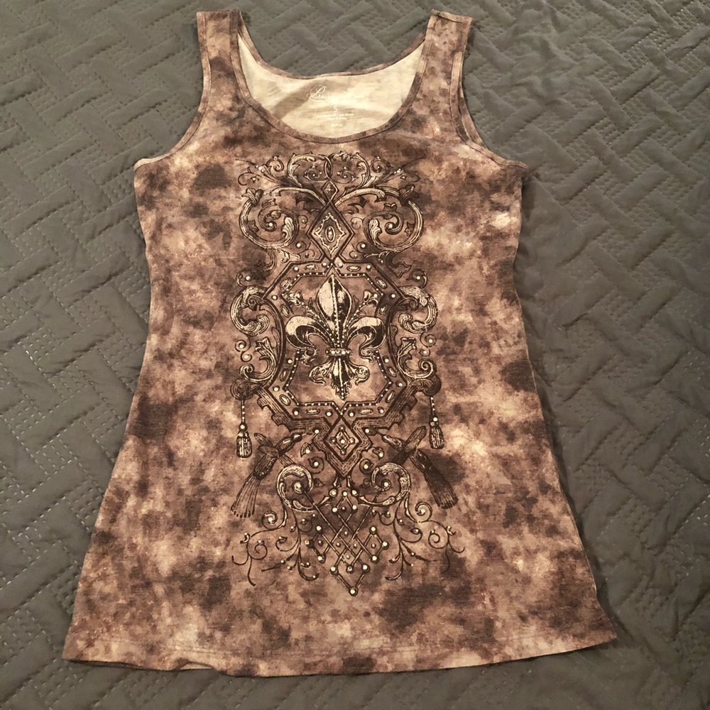 New! Tank Top with Bling! Never Worn. Small